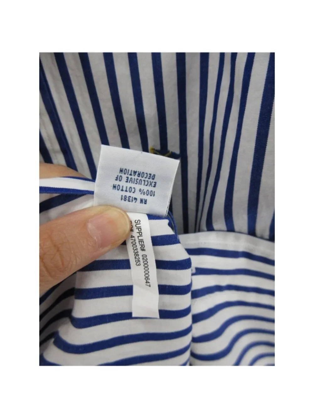 Ralph Lauren Shirt 3XB Big Button Down Nautical Flag AOP Striped Woven